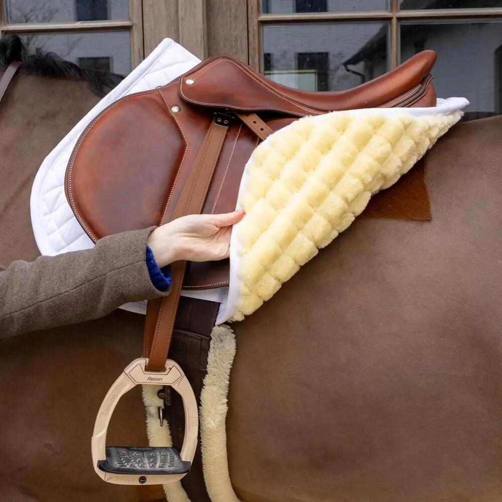 Sottosella da salto Kentucky Horsewear Skin Friendly Sheepskin Diamond 3/4