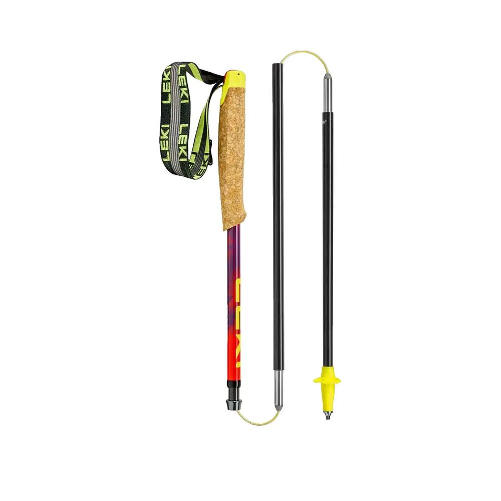 Leki Neotrail Pro FX.One Trail Poles Red/Purple/Neon Yellow 8/10