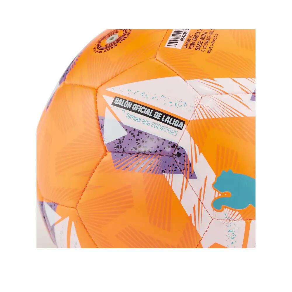 Ballon de football PUMA Orbita Laliga Mini Orange 4/4