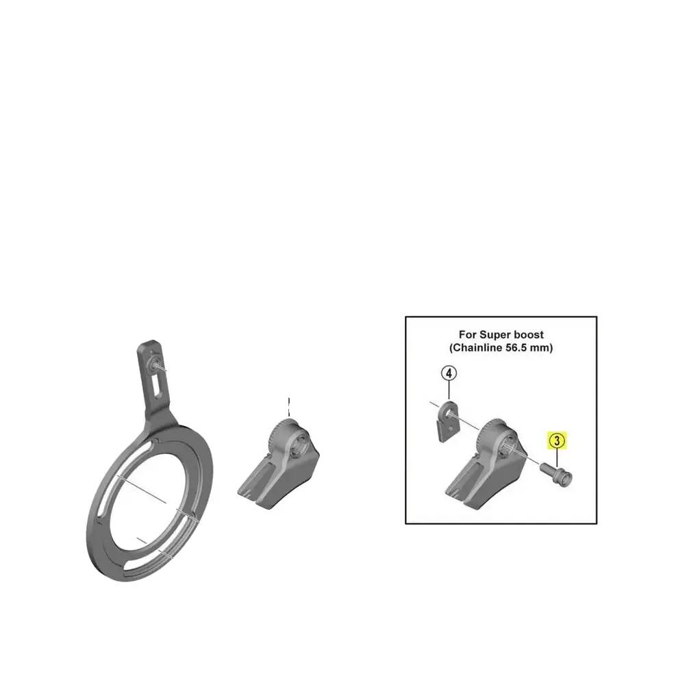 Vite per catena Shimano cd-em800 Argento 2/2