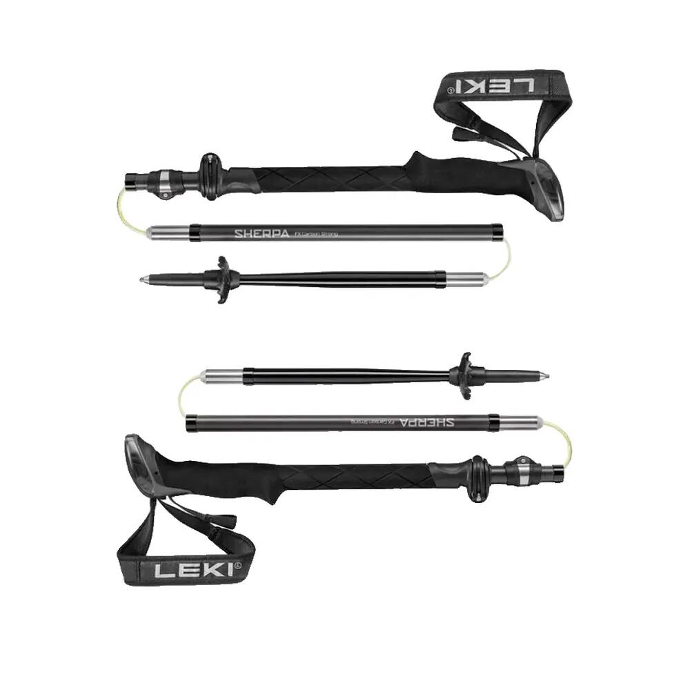 Bastões de trekking Leki Sherpa FX Carbon Strong Preto 7/10
