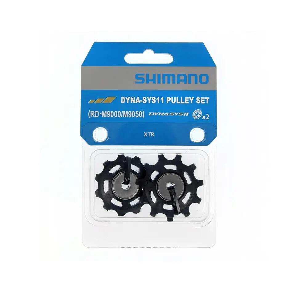 Pair of Shimano XTR RD-M9000 11S Black Rollers 5/7