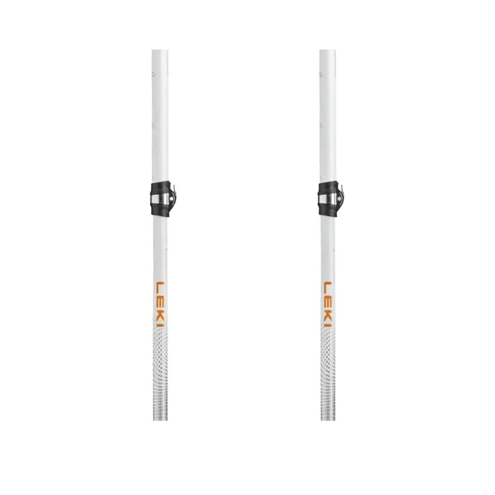 Bâtons de randonnée Leki Cressida FX Carbon AS Blanc/Mangue/Argent 3/9