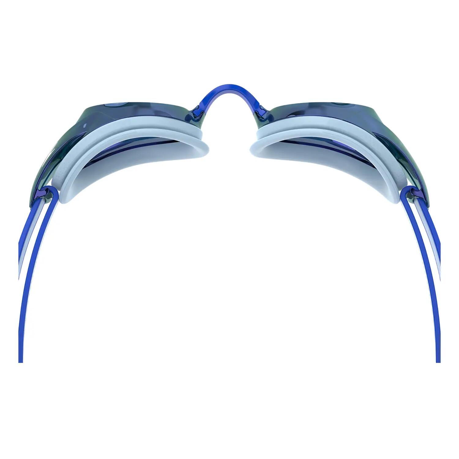 Occhialini Da Nuoto Riflettente Adulto Unisex Speedo Vanquisher 3.0 Blu Azzurro 4/7