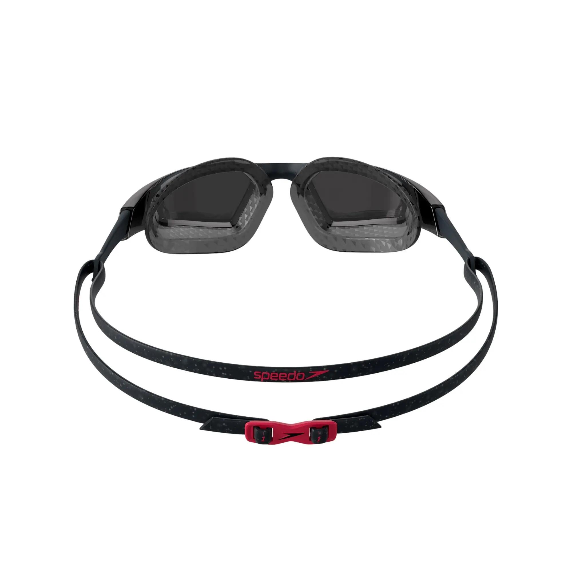 Unisex Adult Aquapulse Pro Swimming Goggles (Grey/Red) 2/5