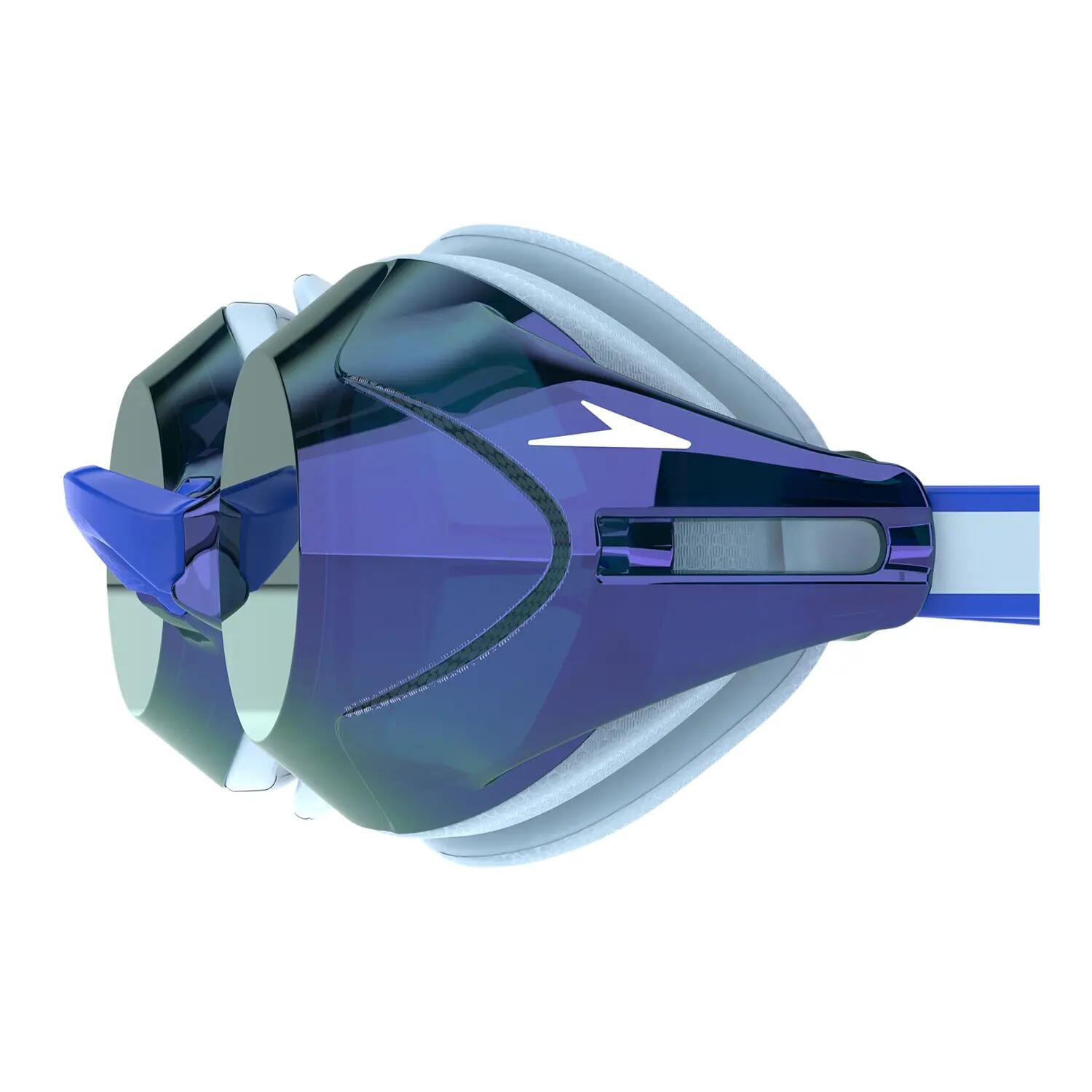 Occhialini Da Nuoto Riflettente Adulto Unisex Speedo Vanquisher 3.0 Blu Azzurro 3/7