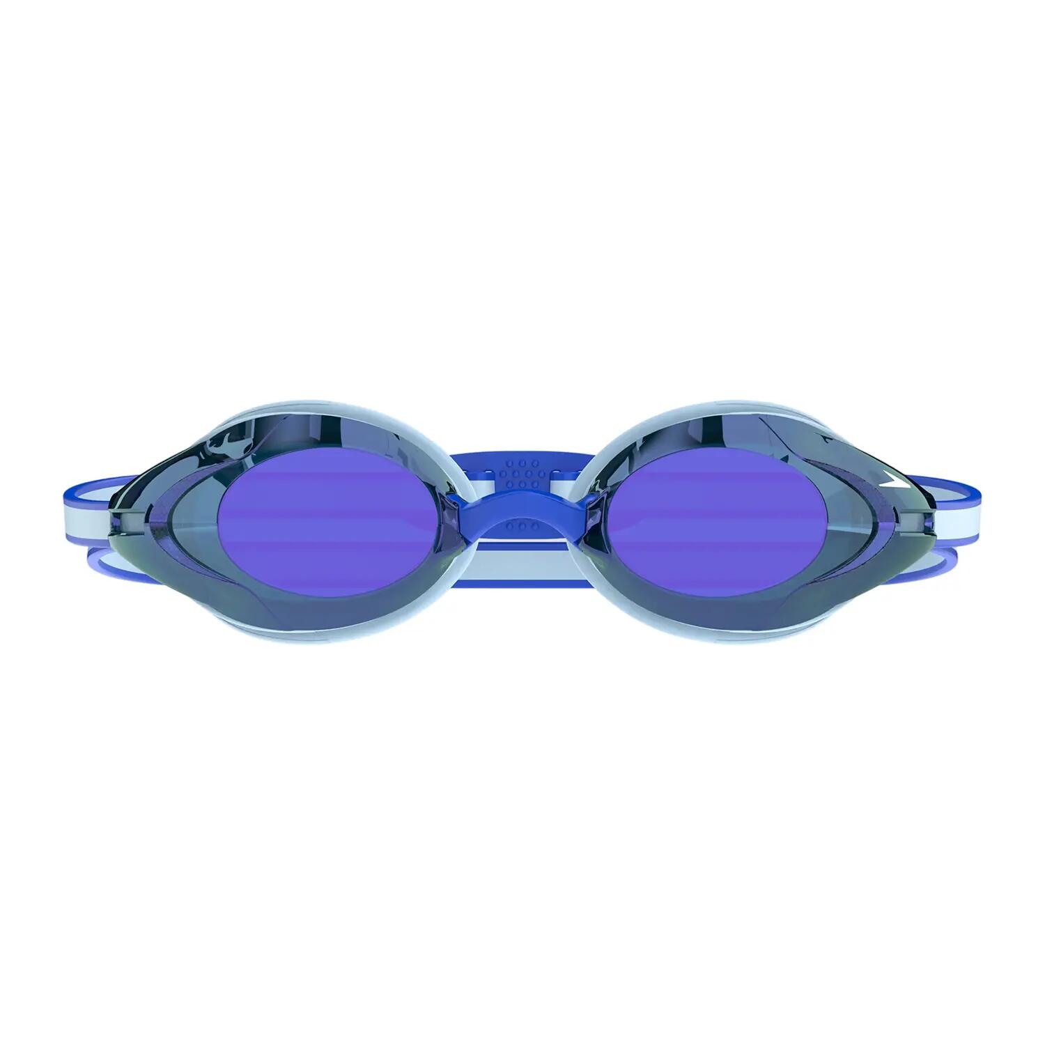 Occhialini Da Nuoto Riflettente Adulto Unisex Speedo Vanquisher 3.0 Blu Azzurro 2/7