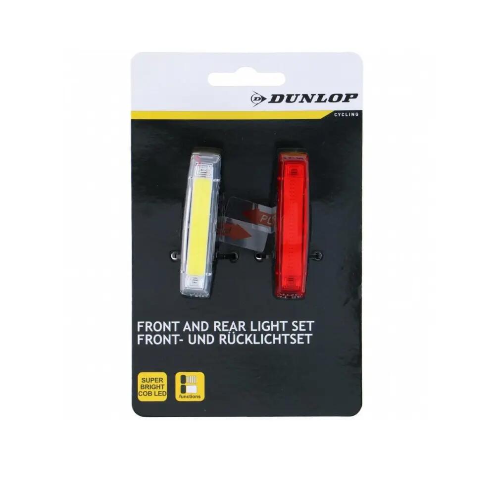 Zestaw lamp rowerowych LED Dunlop przód i tył 4/6