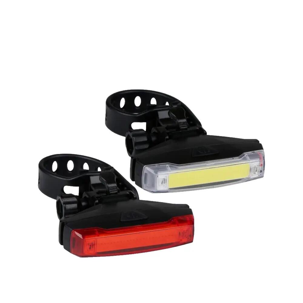 Zestaw lamp rowerowych LED Dunlop przód i tył 5/6