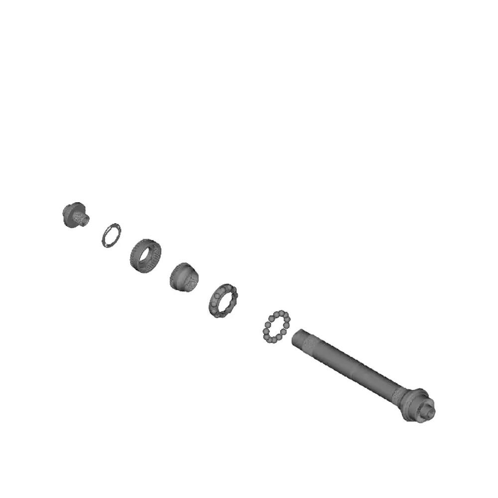 Axe arrière complet Shimano Ultegra WH-6800 2/3