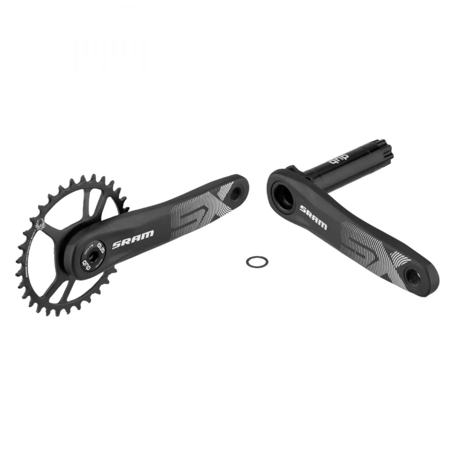 Sram Sx Eagle Kurbelgarnitur Schwarz 2/2
