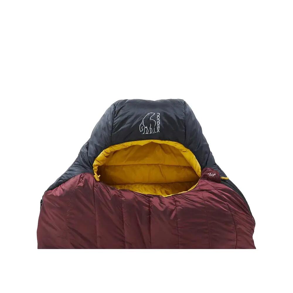 Sac de couchage Nordisk Oscar -10ºC Czerwony Żółty Czarny 9/10