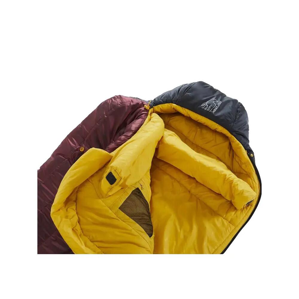 Sac de couchage Nordisk Oscar -10ºC Czerwony Żółty Czarny 7/10
