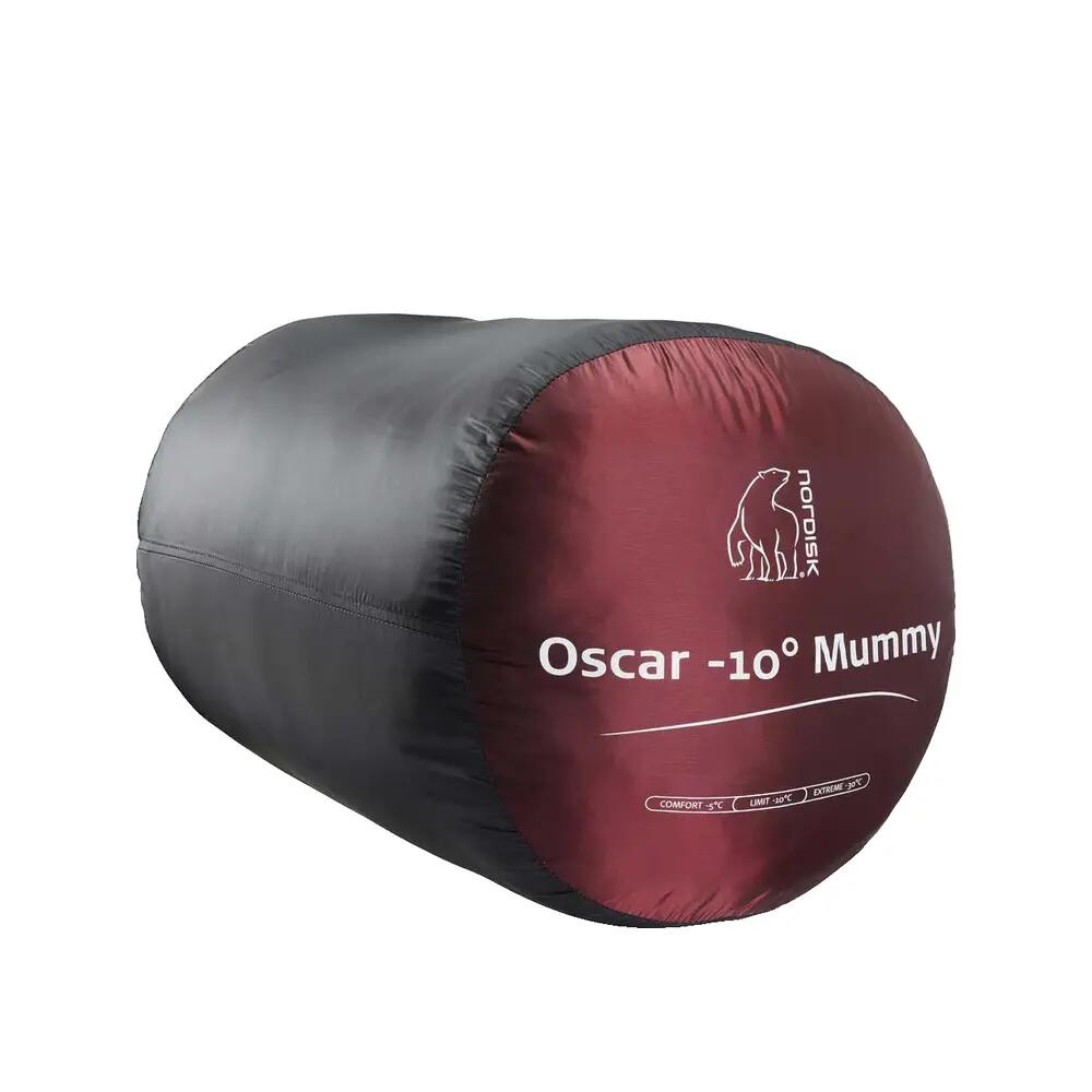 Sac de couchage Nordisk Oscar -10ºC Czerwony Żółty Czarny 5/10