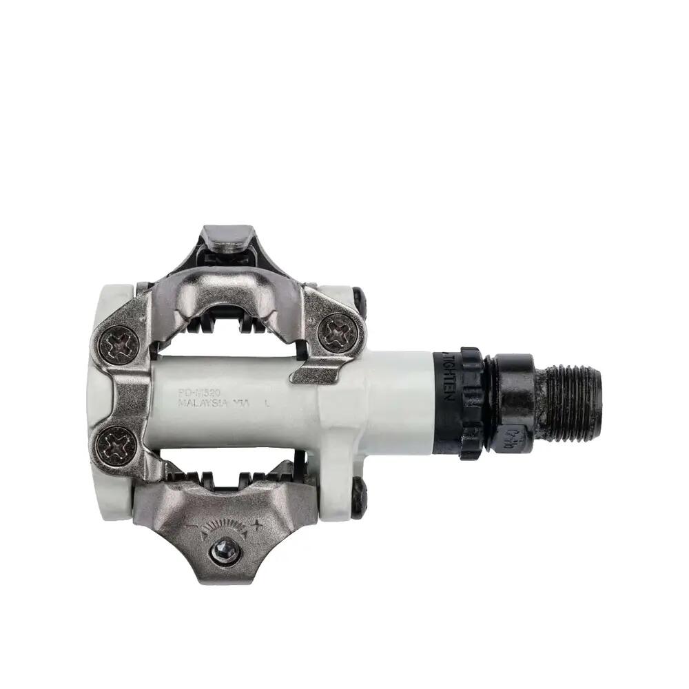 Shimano M520 Clipless SPD MTB Pedals White 3/6