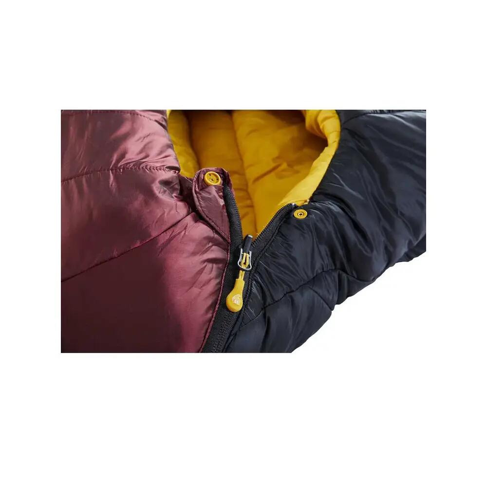 Sac de couchage Nordisk Oscar -10ºC Czerwony Żółty Czarny 10/10
