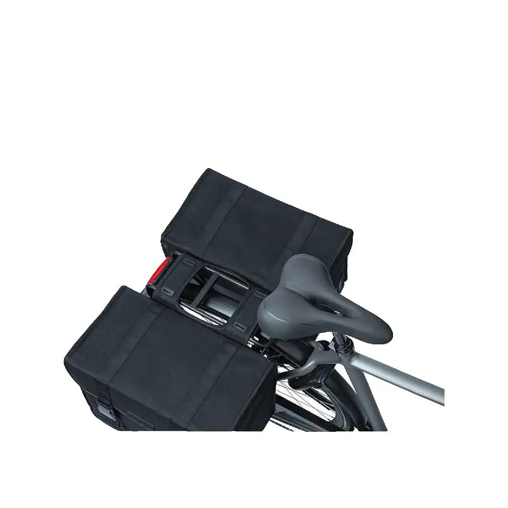Basil Kavan Classic double pannier - canvas - 68 L - black 8/9
