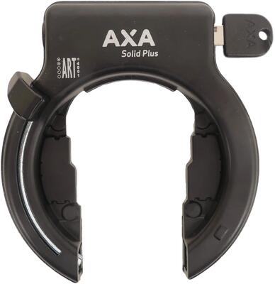Ringslot solid plus met afdekkapjes - zwart (werkplaatsverpakking)