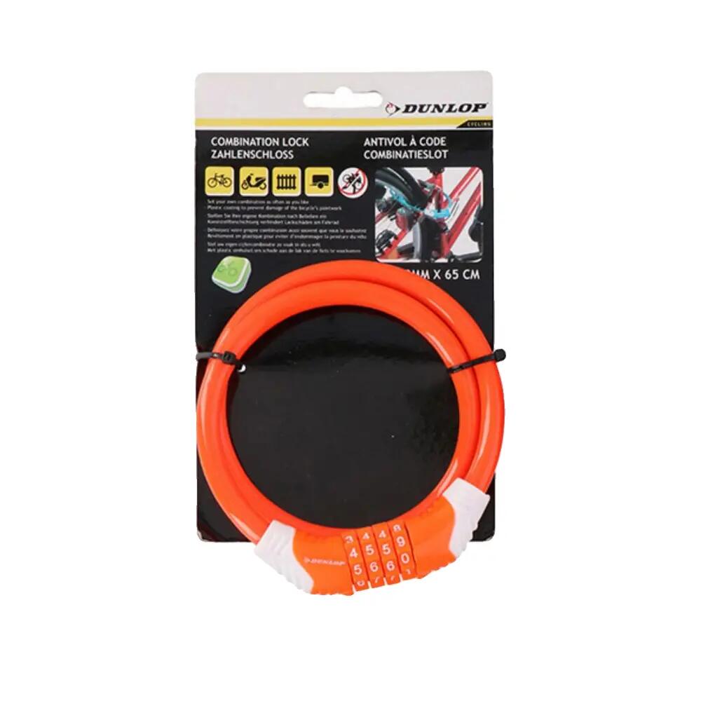 Verrou de bicicleta Dunlop cabo 10 mm 10/10