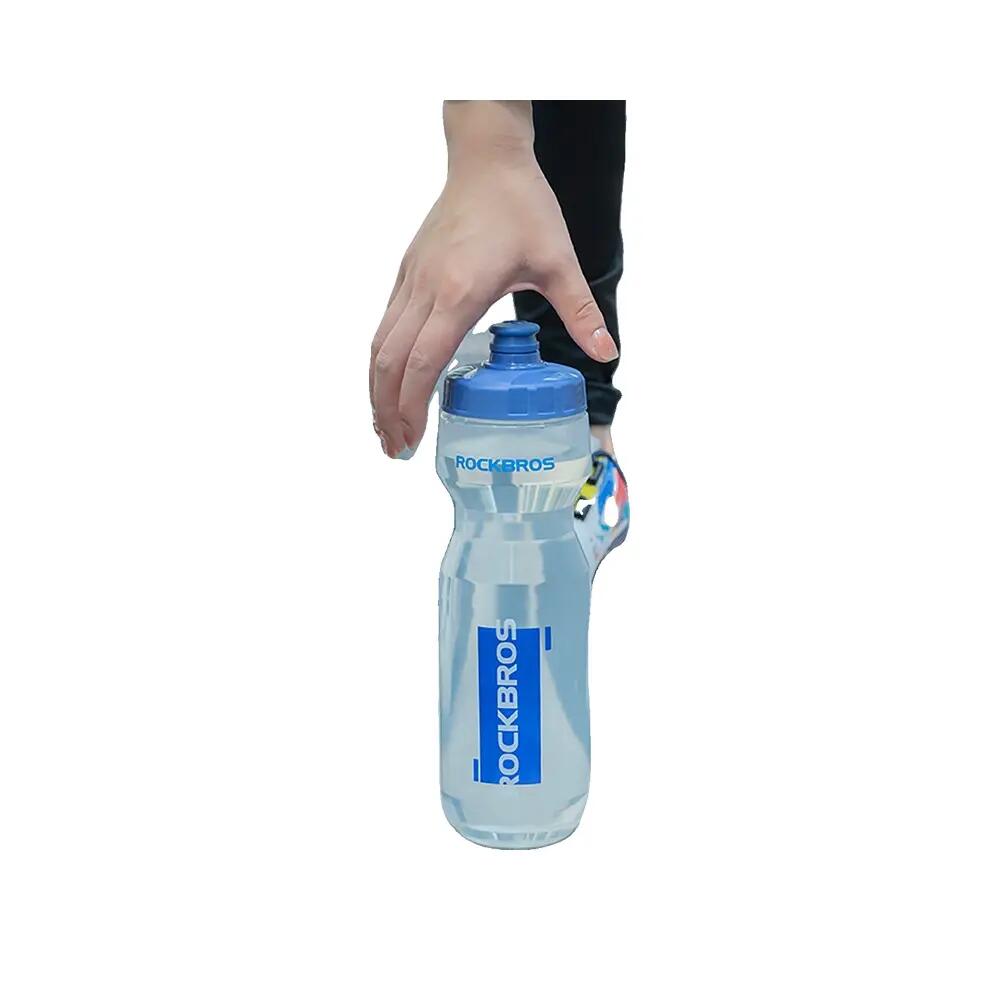Butelka rowerowa ROCKBROS 750 ml Przezroczysta/Niebieska 6/7