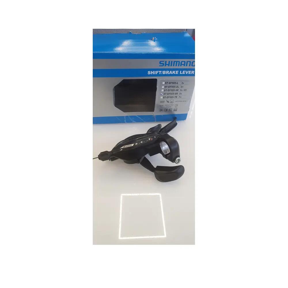 Shimano ST-EF505 Verdeller 8 Velocidades con Palanca de Freno Negra 6/9
