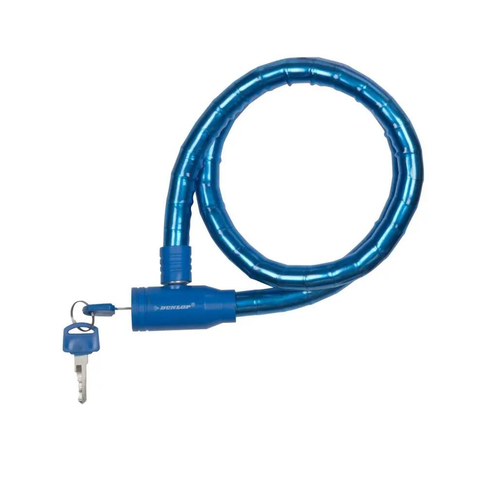 Verrou de vélo Dunlop spirale — Bleu 6/6