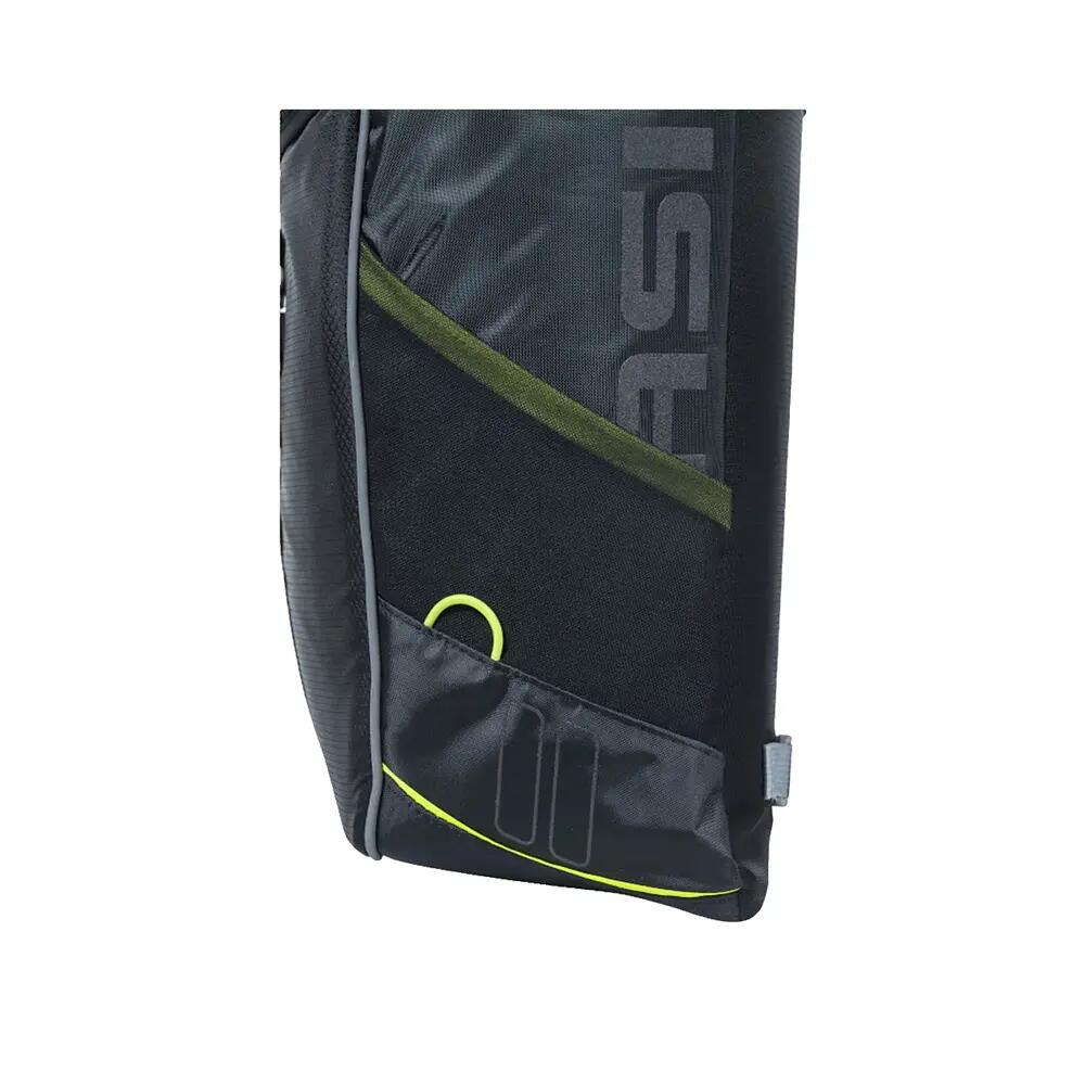 Borsa doppia per bicicletta “Miles MIK 2.0”, nero/lime 5/7
