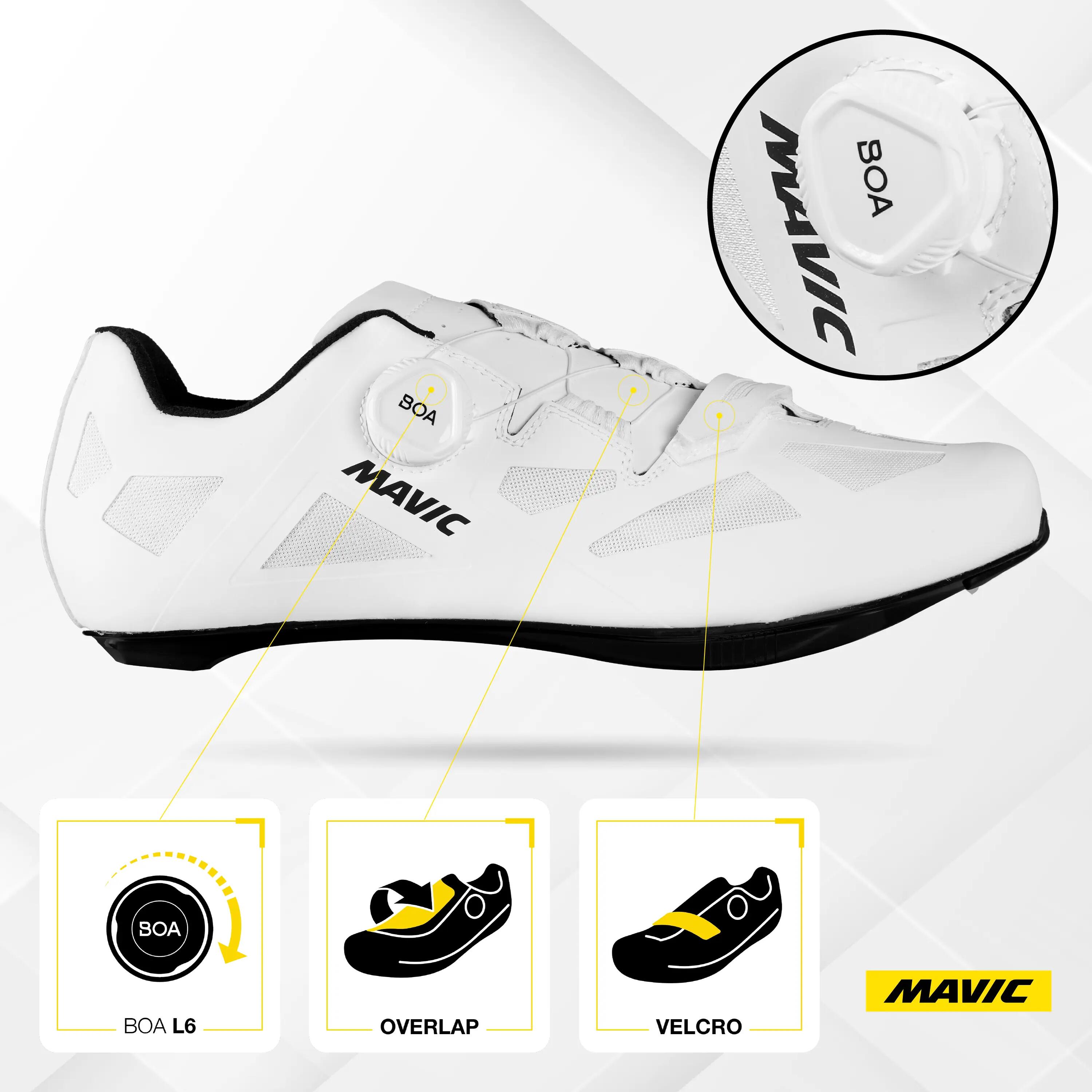 Chaussures vélo route homme COSMIC ELITE SL boa carbone transfert puissance 2/6