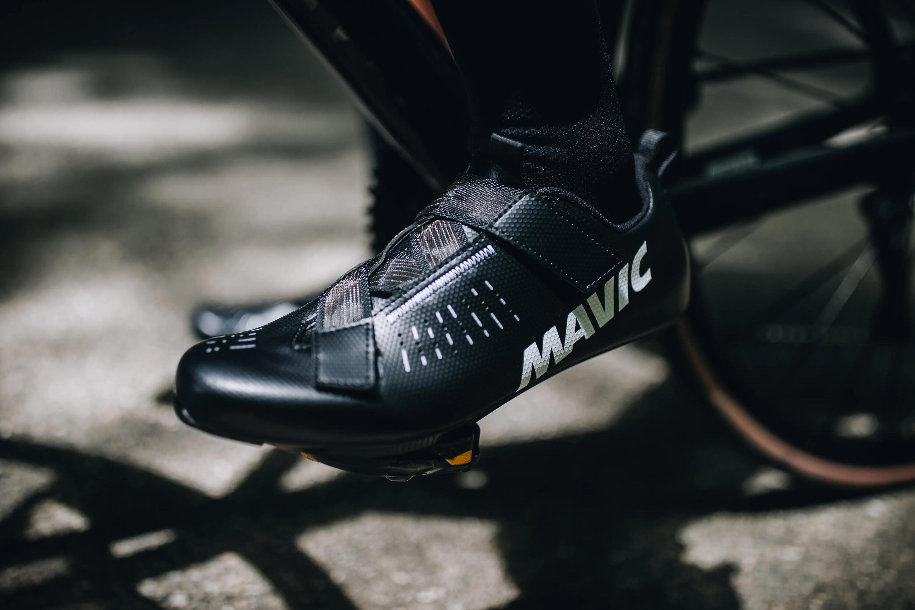 Chaussures vélo route homme AKSIUM STRAP scratch maintien confort respirantes 5/7