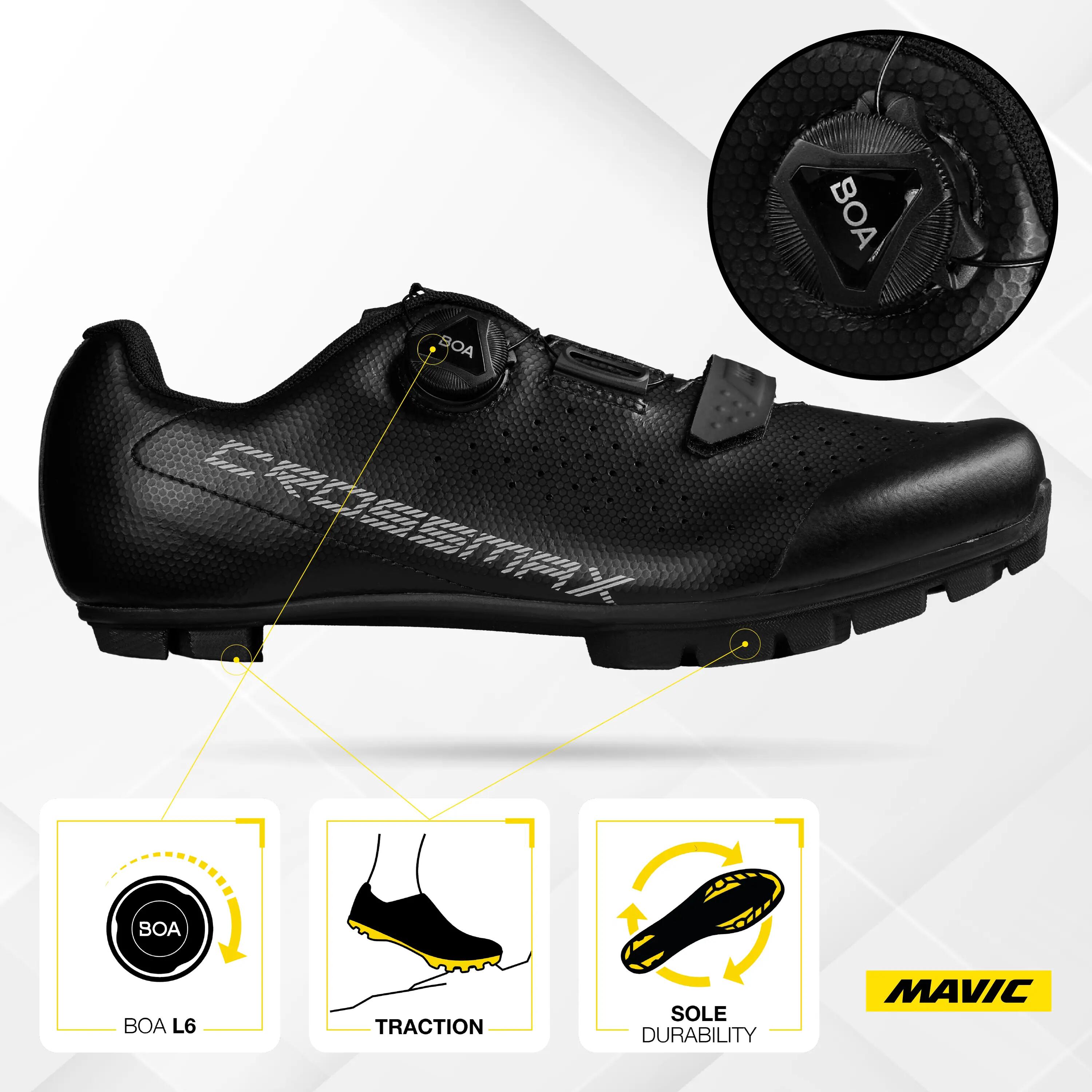 Zapatillas Mavic Crossmax Boa Negras 2/4