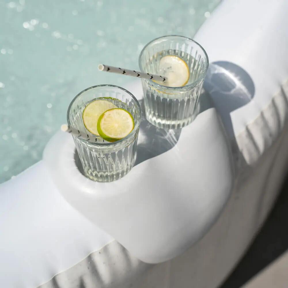 Outdoor Hot Tub SPLASH Ø208 cm, 6 persons, incl. accessories & sun canopy 10/12