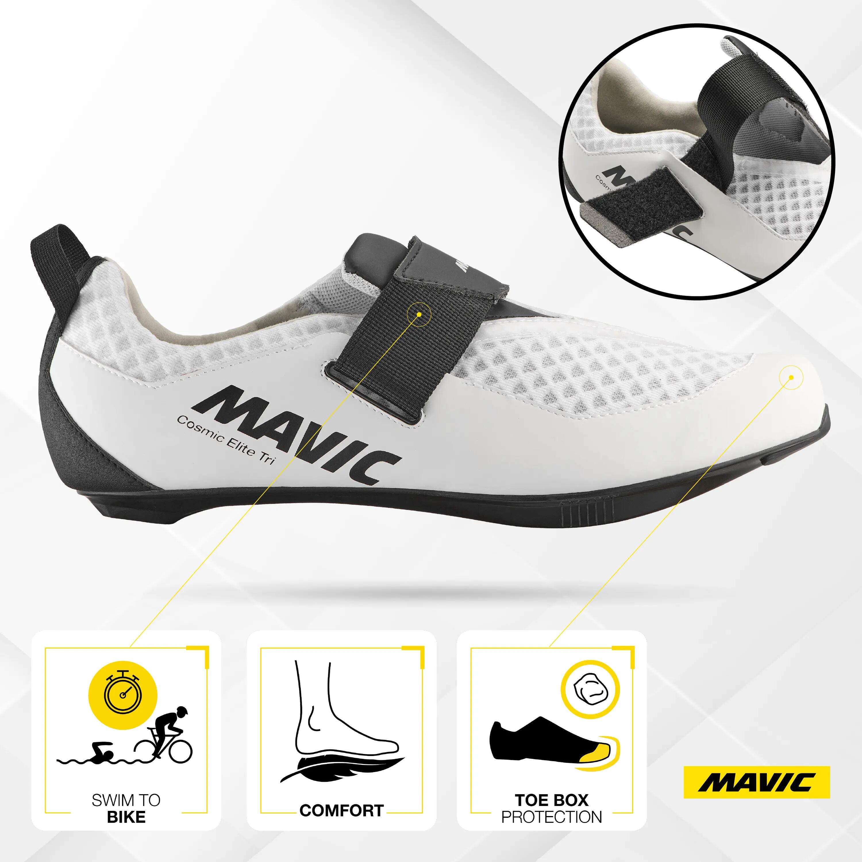Chaussures vélo triathlon COSMIC ELITE TRI transition rapide respirantes légères 2/7