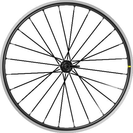 Roues vélo route KSYRIUM S aluminium patins tubeless légères performantes