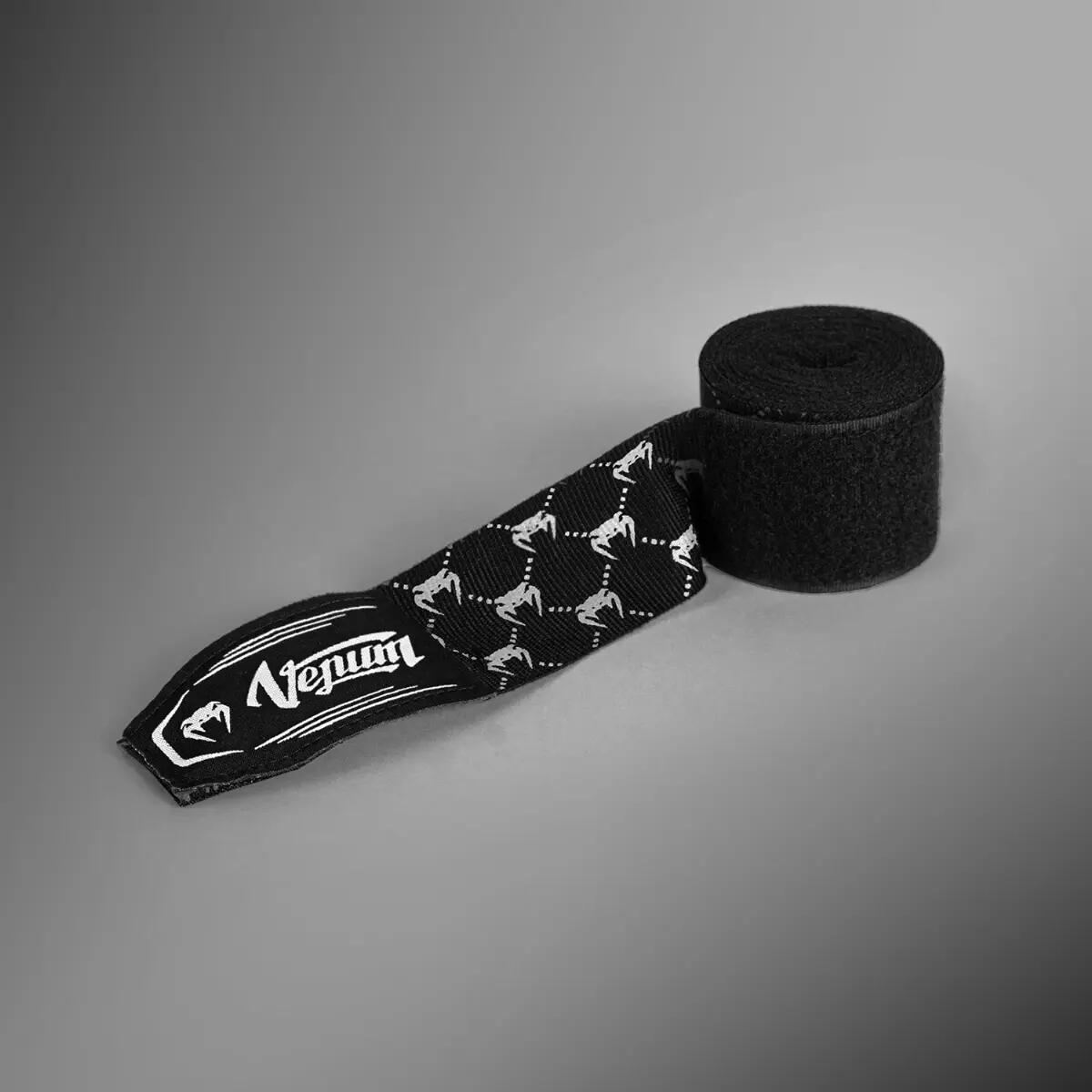 Boxbandagen Venum Monogram Schwarz/Weiss 4M 2/3