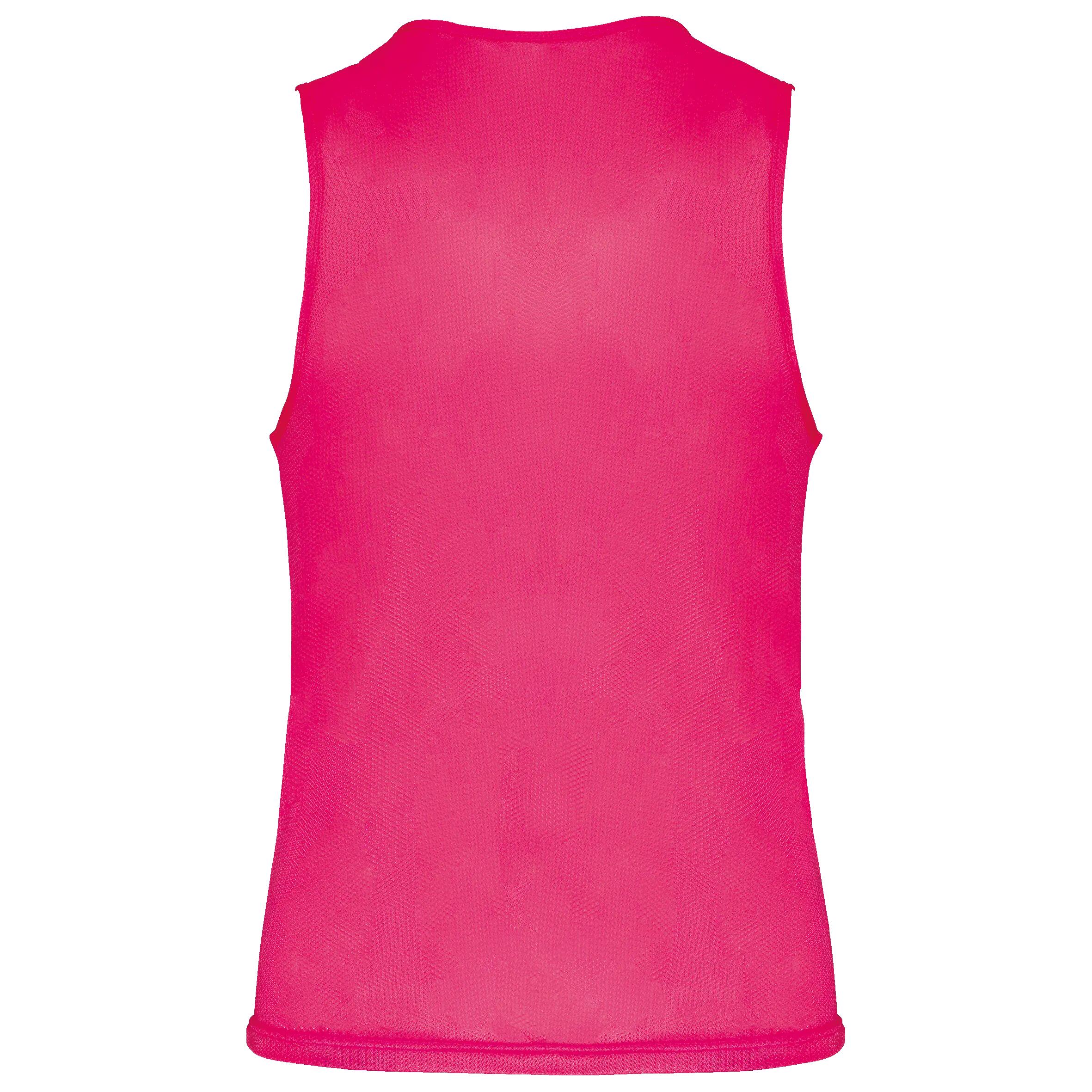 Chasuble en filet léger multisport unisexe - Fluorescent  Pink - S/M 3/3