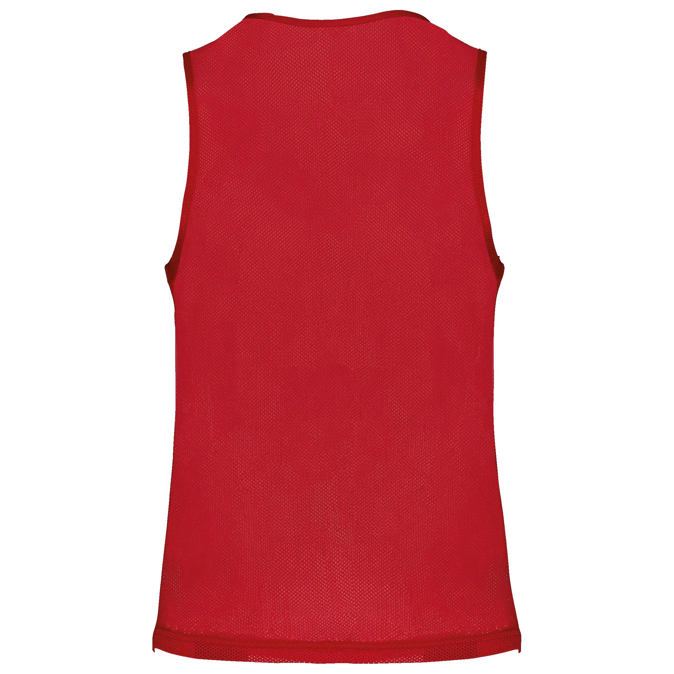 Chasuble en filet léger multisport unisexe - Sporty Red - L/XL 3/3