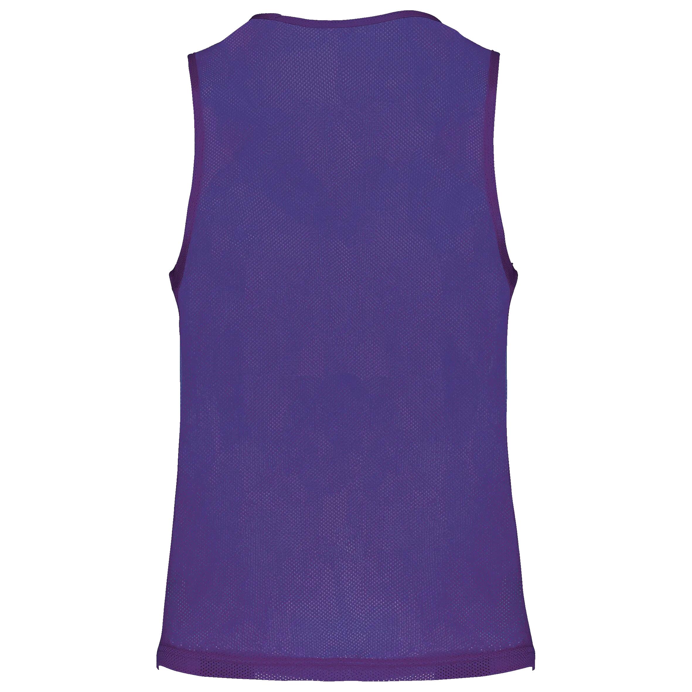 Chasuble en filet léger multisport unisexe - Sporty Purple - L/XL 3/3