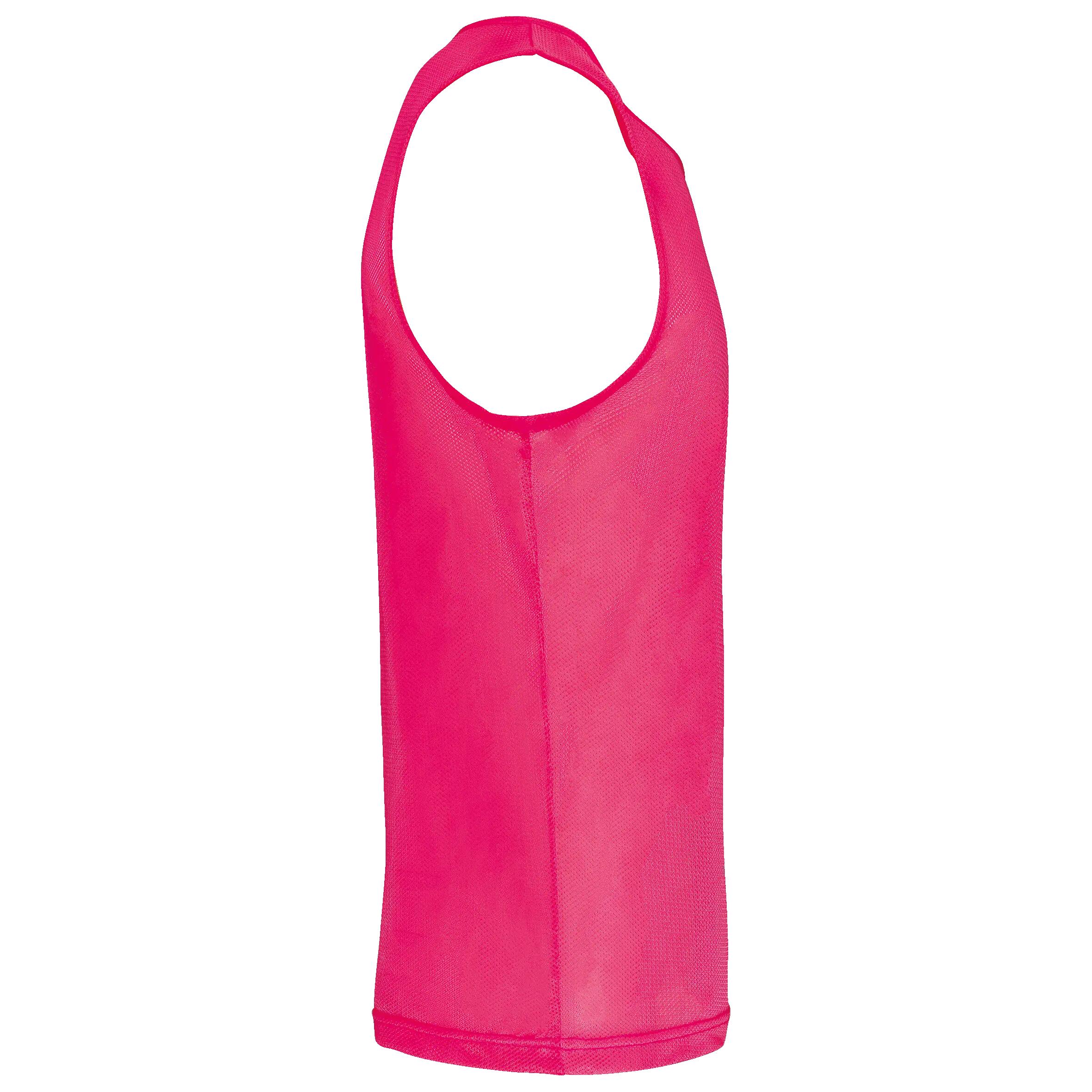 Chasuble en filet léger multisport unisexe - Fluorescent  Pink - S/M 2/3