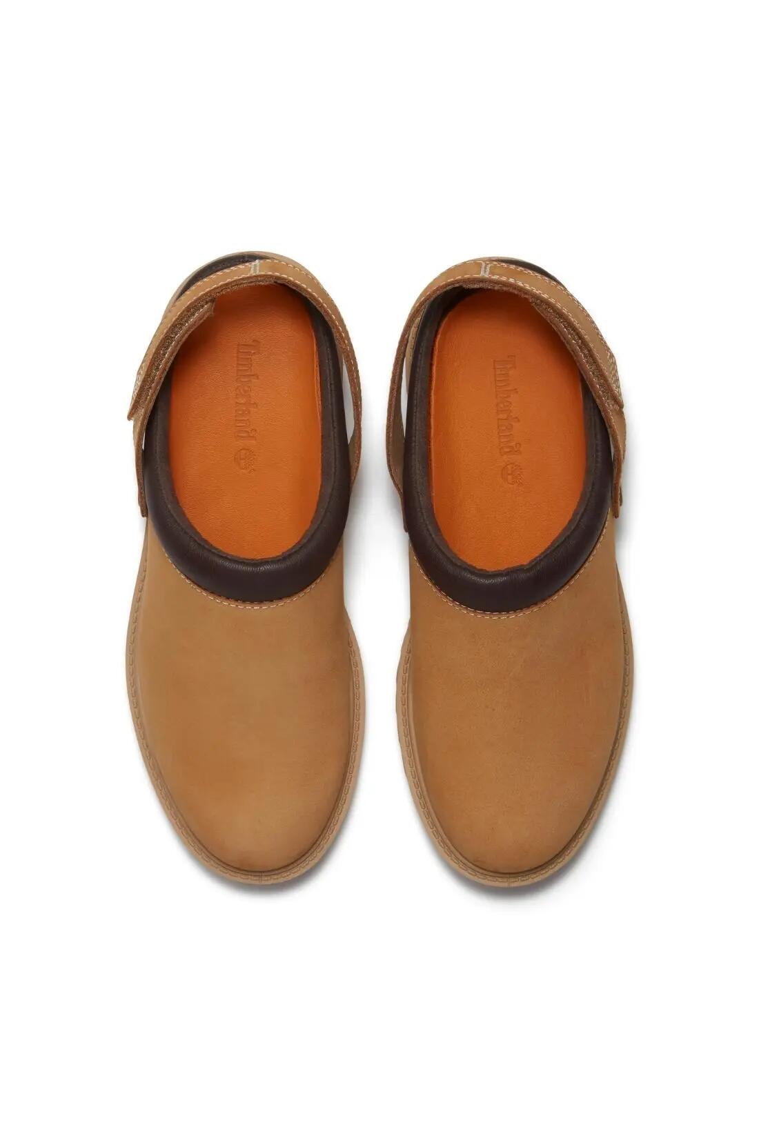 Timberland Premium Clog Shoe Wheat Nubuck 4/5
