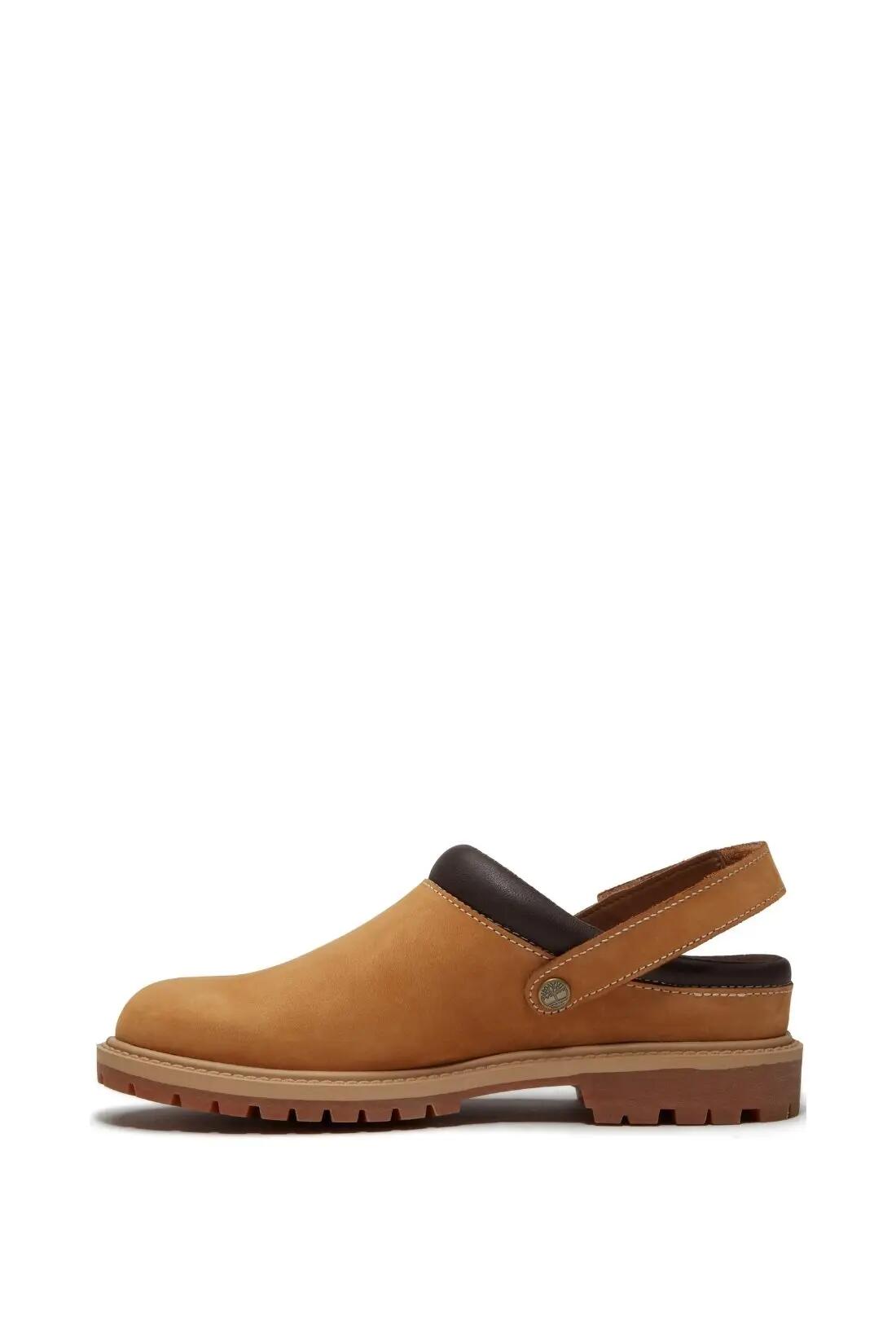 Timberland Premium Clog Shoe Wheat Nubuck 3/5