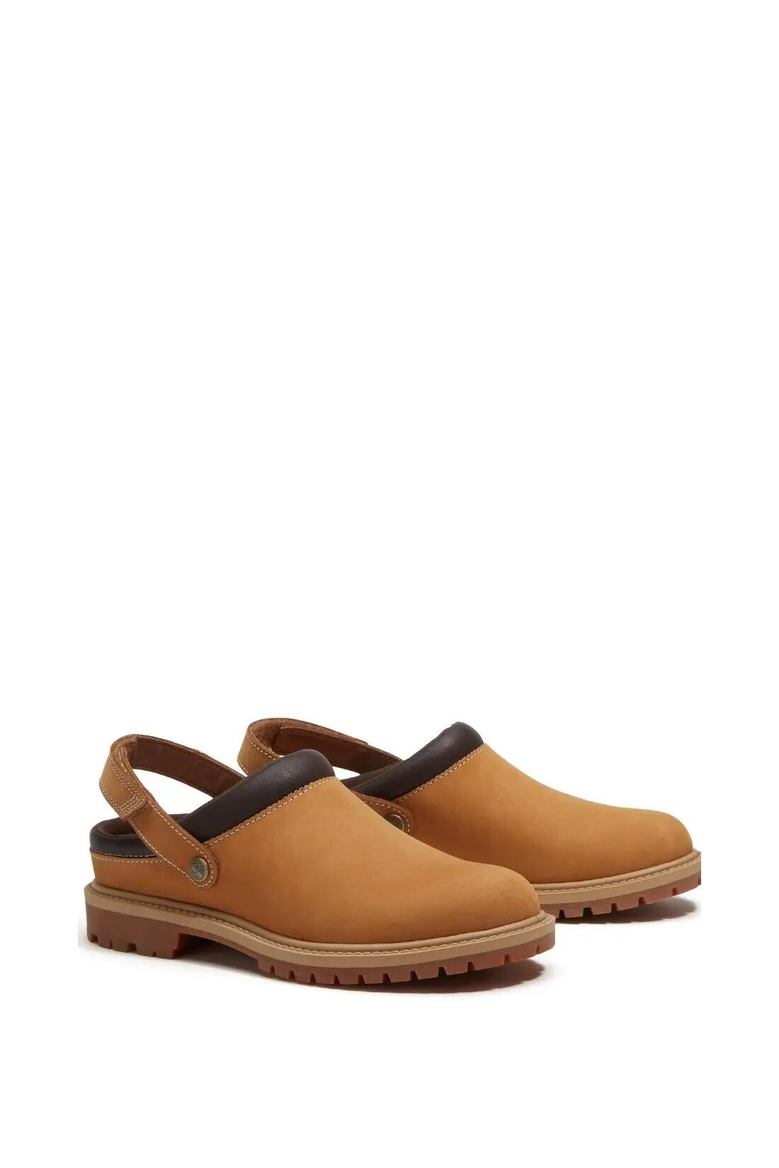 Timberland Premium Clog Shoe Wheat Nubuck 2/5