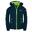 Veste softshell enfant Rondane déperlante bleu marine/citron vert