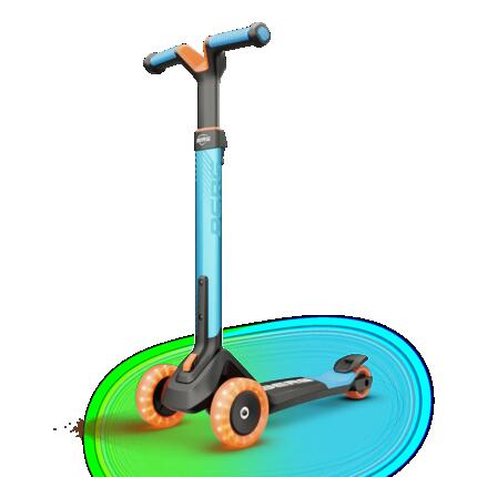 Step voor Kinderen, 2+ Jaar, Opvouwbaar, LED-Deck, Nexo Mint
