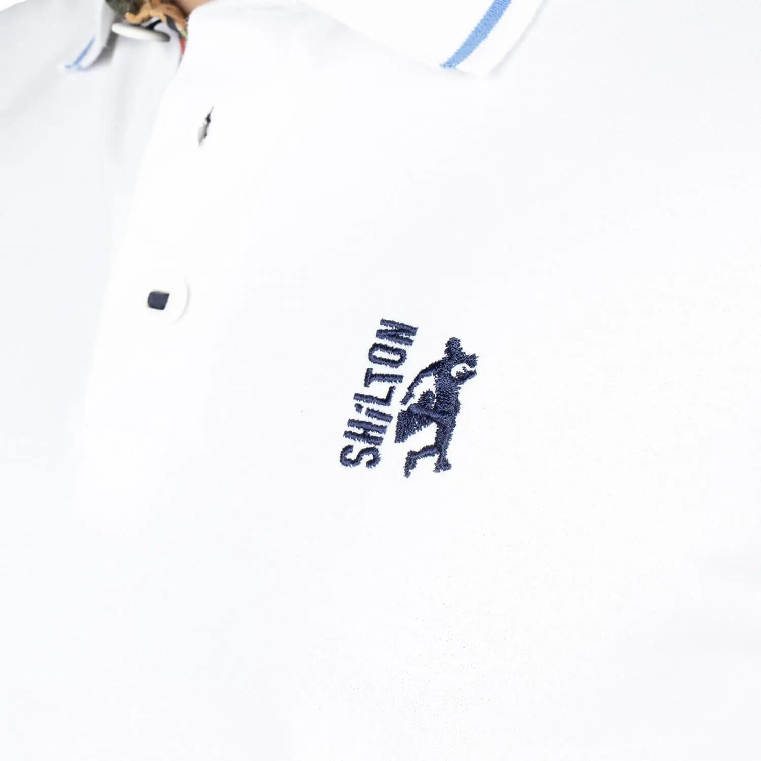 Polo rugby beach blanc 3/4