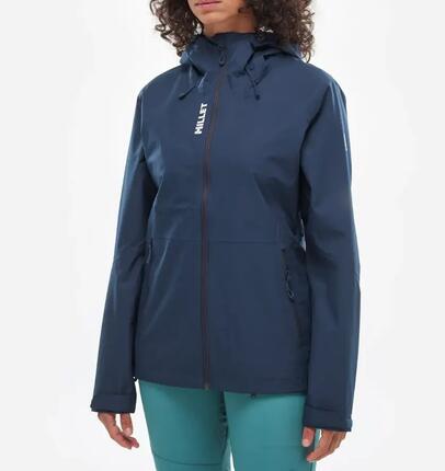Veste Légère Imperméable Millet "Fitz Roy III Jkt W" S Bleu Vert