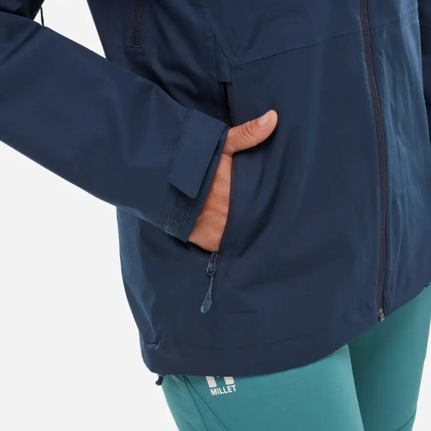 Kurtka softshell Millet Fitz Roy Damska Wodoodporna Niebieska 3/10