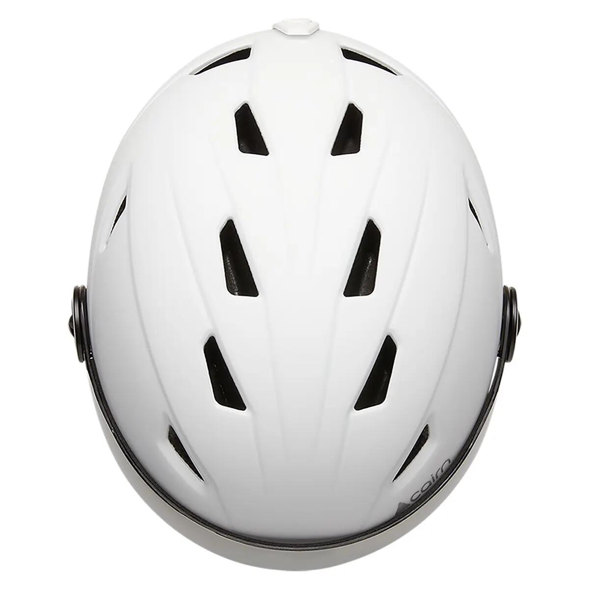 Casque de ski à visière - Electron - Blanc 3/4