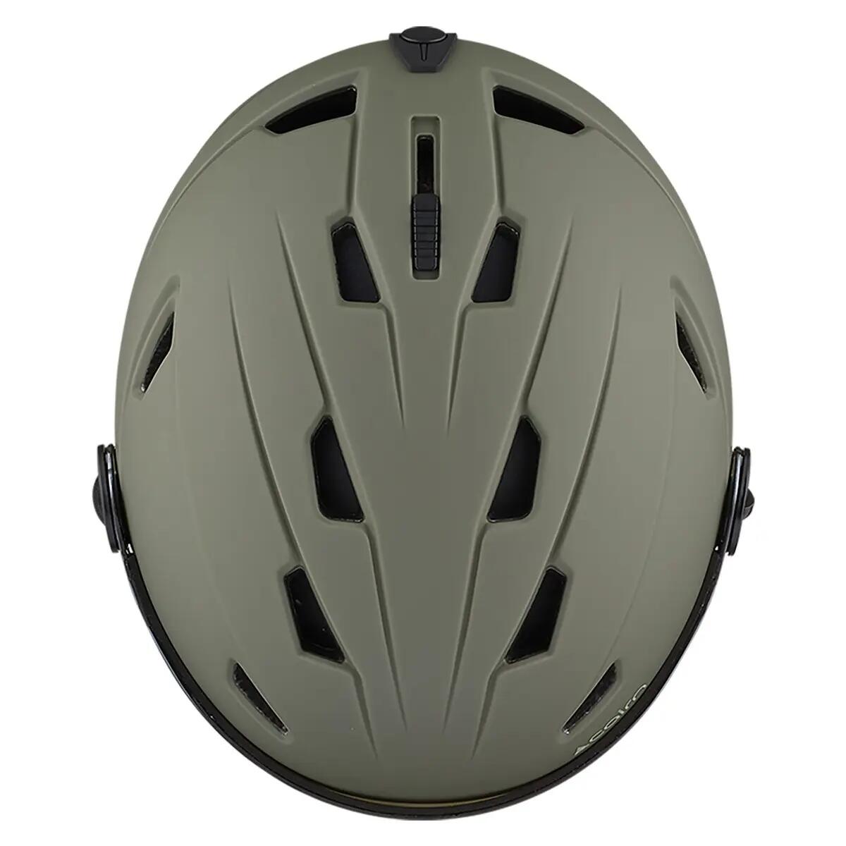 Casque de ski à visière - Electron - Kaki 3/3