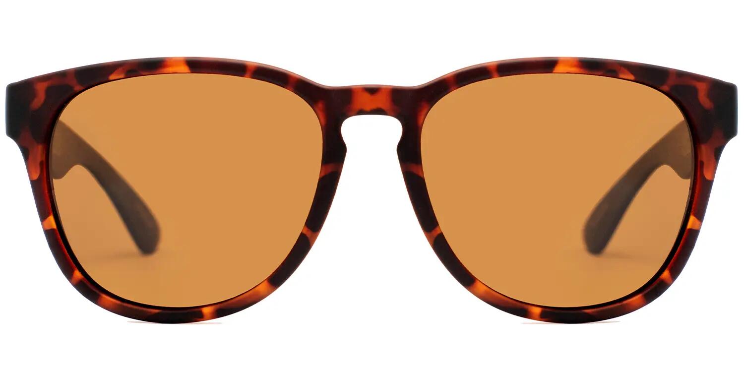 Lunettes de soleil Mundaka ELECTRA écaille marron et noir mats 2/4