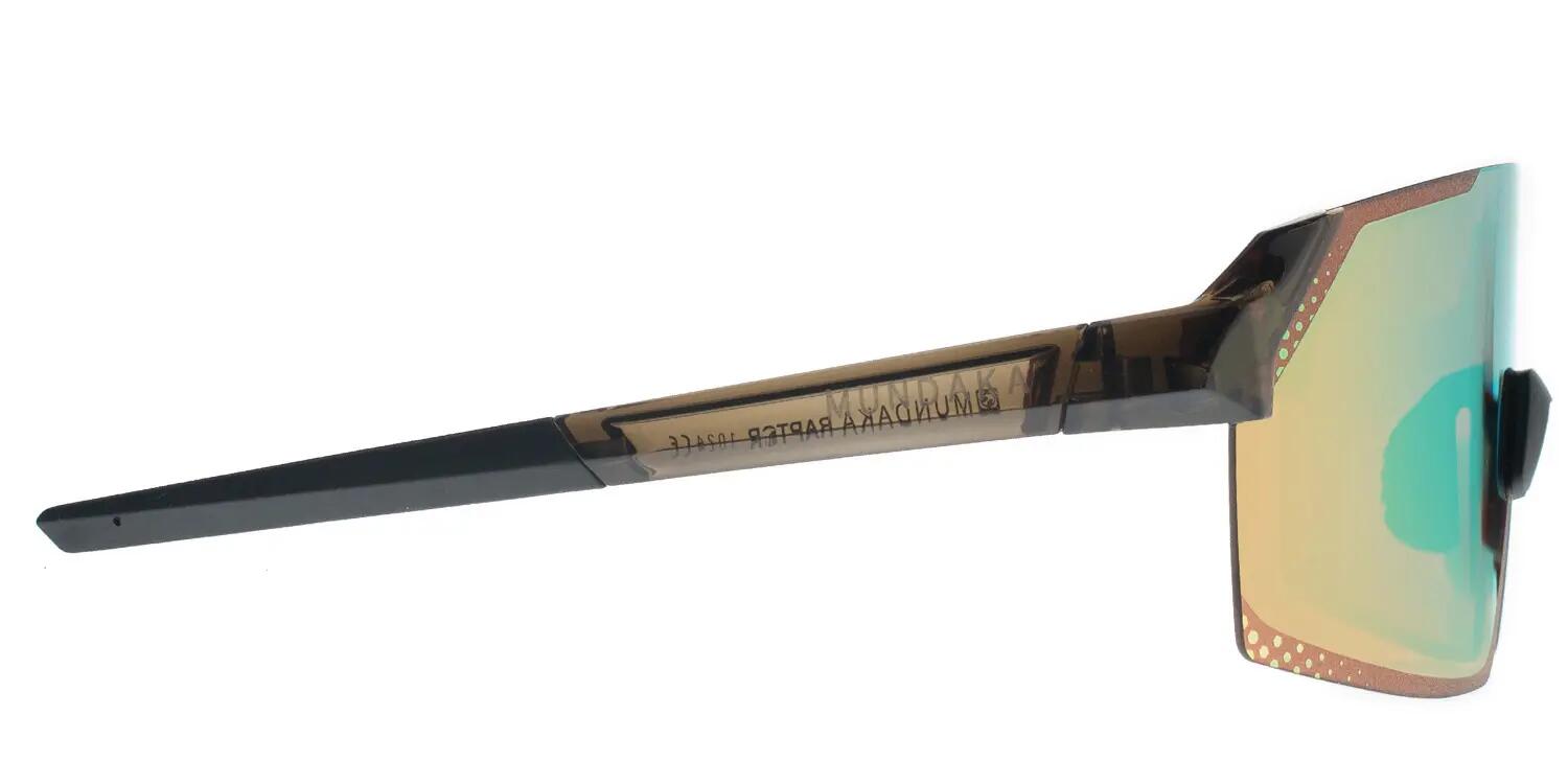 Lunettes de soleil Mundaka RAPTOR cristal fumé 3/4